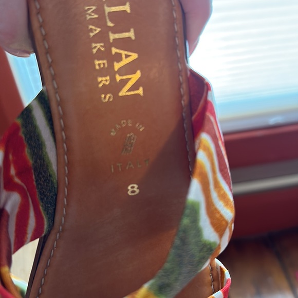 Italian Shoemakers Colorful Wedges - Picture 5 of 6